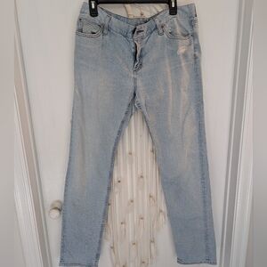 Banana Republic Light Blue Distressed Jeans